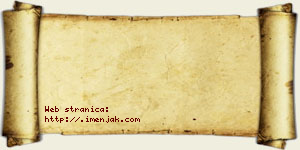 Nina Stranjaković vizit kartica